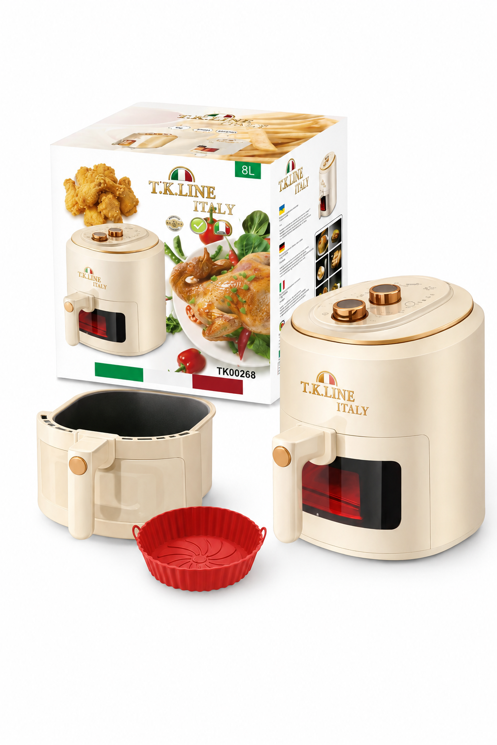 Аерофритюрниця T.K.Line TK00268 у двох кольорах